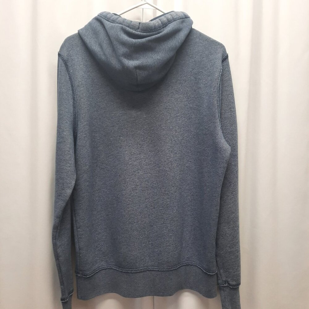 Hollister California Men’s Hoodie Blue Acid Wash Pullover Sweatshirt Medium M - Picture 3 of 9